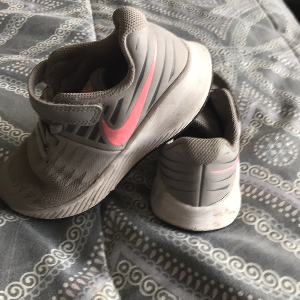Pink and gray girls sneakes